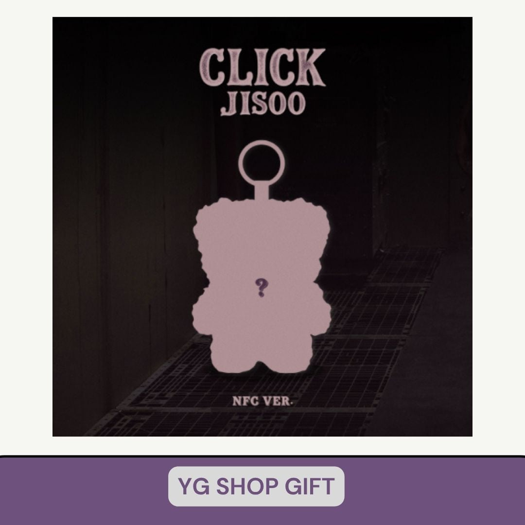 [PRE ORDER] JISOO -  [CLICK]  (CLICK BABY BEAR NFC Ver.) (P.O.B YG SHOP GIFT) DH GLOBAL