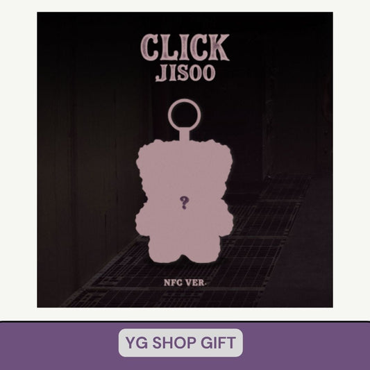[PRE ORDER] JISOO -  [CLICK]  (CLICK BABY BEAR NFC Ver.) (P.O.B YG SHOP GIFT) DH GLOBAL
