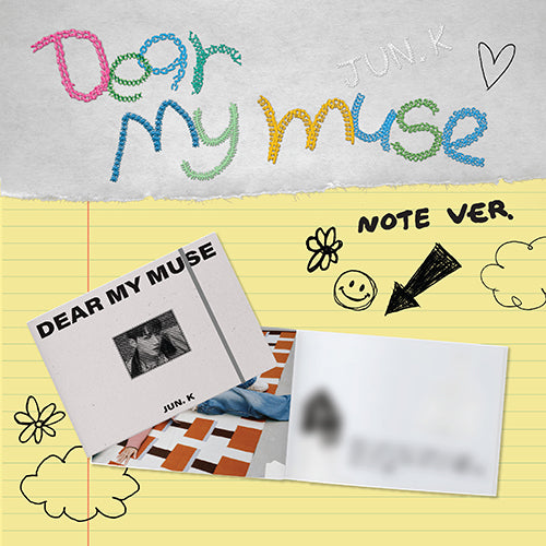 [PRE ORDER] JUN.K -  [DEAR MY MUSE]  (NOTE Ver.) KAEPJJANG SHOP (캡짱 숍)