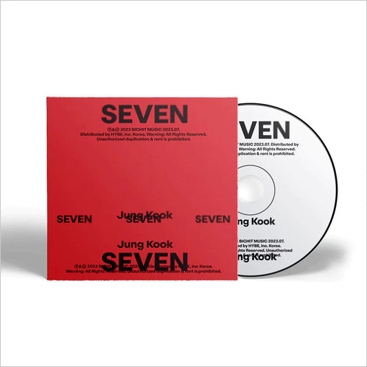 JUNGKOOK (BTS) - Single CD [SEVEN] (Exclusivité US)