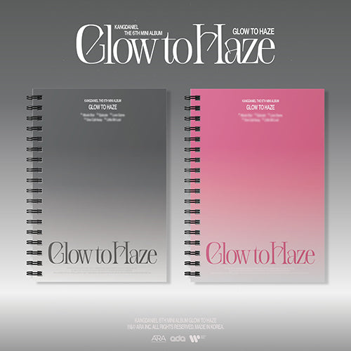 [PRE ORDER] KANG DANIEL - [GLOW TO HAZE] (PHOTOBOOK Ver.) KAEPJJANG SHOP (캡짱 숍)
