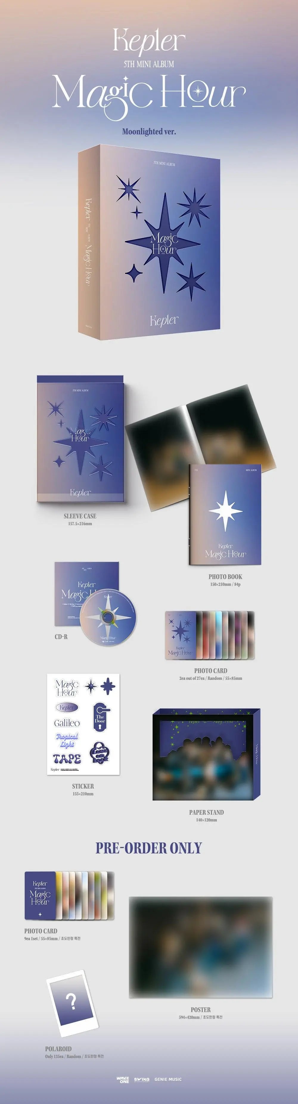 KEP1ER - Mini Album Vol.5 [MAGIC HOUR] - KAEPJJANG SHOP (캡짱 숍)