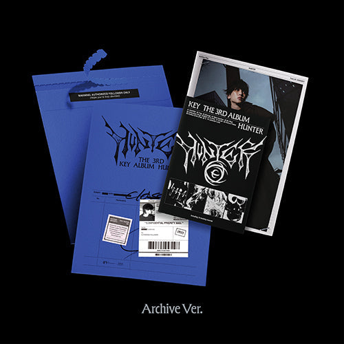 [PRE ORDER] KEY  -  [HUNTER]  (ARCHIVE Ver.) KAEPJJANG SHOP (캡짱 숍)