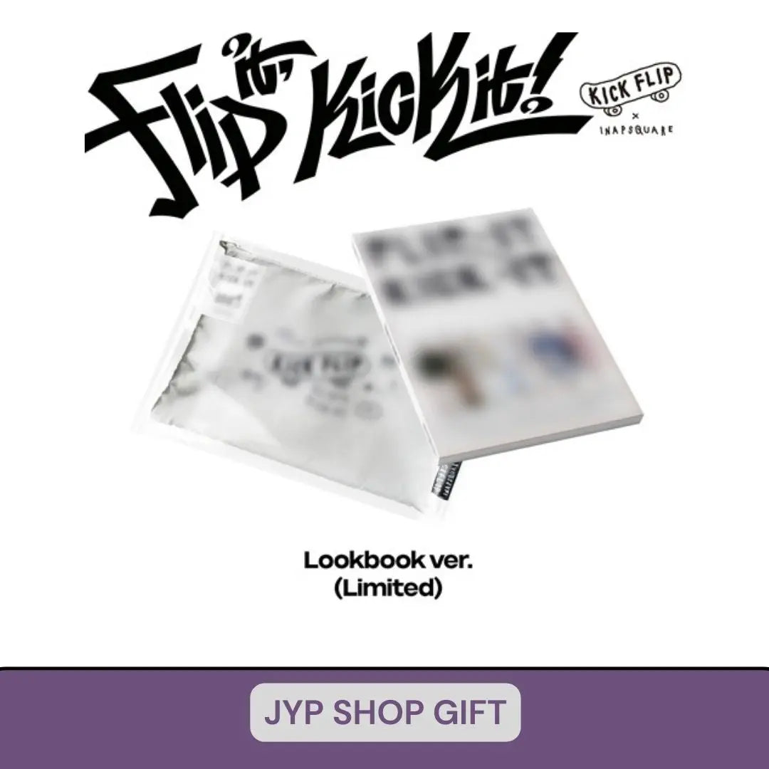 KICKFLIP -  [KICK IT, FLIP IT] (LookBook Ver.) (Limited) (P.O.B JYP SHOP GIFT) KAEPJJANG SHOP (캡짱 숍)