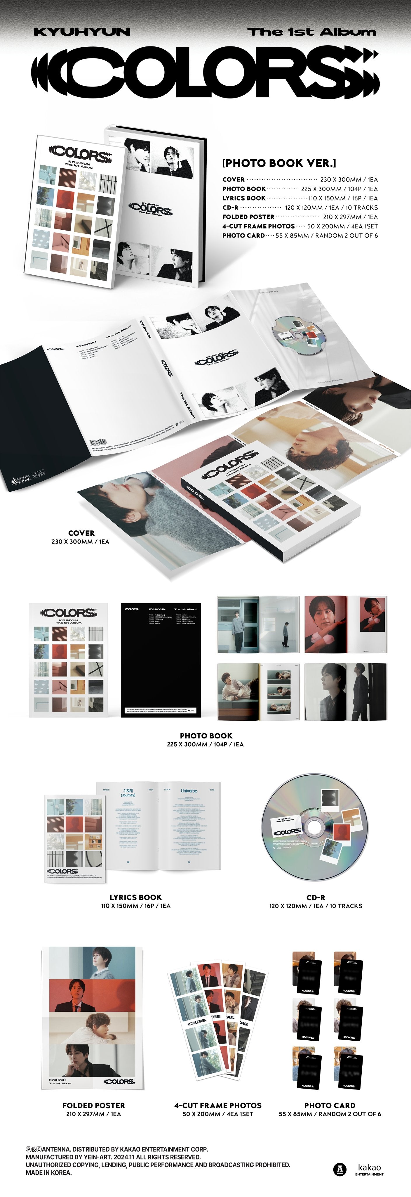 [PRE ORDER] KYUHYUN - [COLORS] (PHOTOBOOK Ver.) 