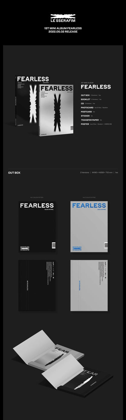 LE SSERAFIM - Mini Album Vol.1 [FEARLESS] - KAEPJJANG SHOP (캡짱 숍)