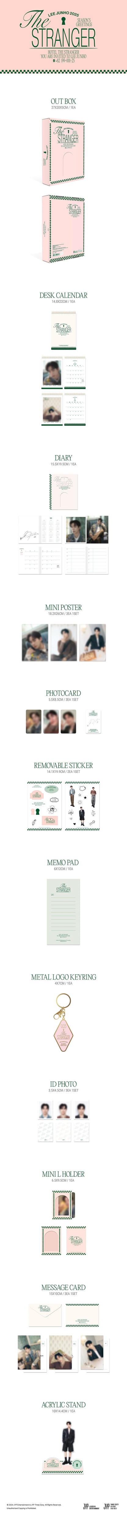 [PRE ORDER] LEE JUNHO - 2025 SEASON’S GREETINGS [THE STRANGER]