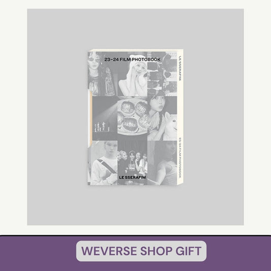 [PRE ORDER] LE SSERAFIM- [23-24 FILM] Photobook (POB WEVERSE SHOP) KAEPJJANG SHOP (캡짱 숍)