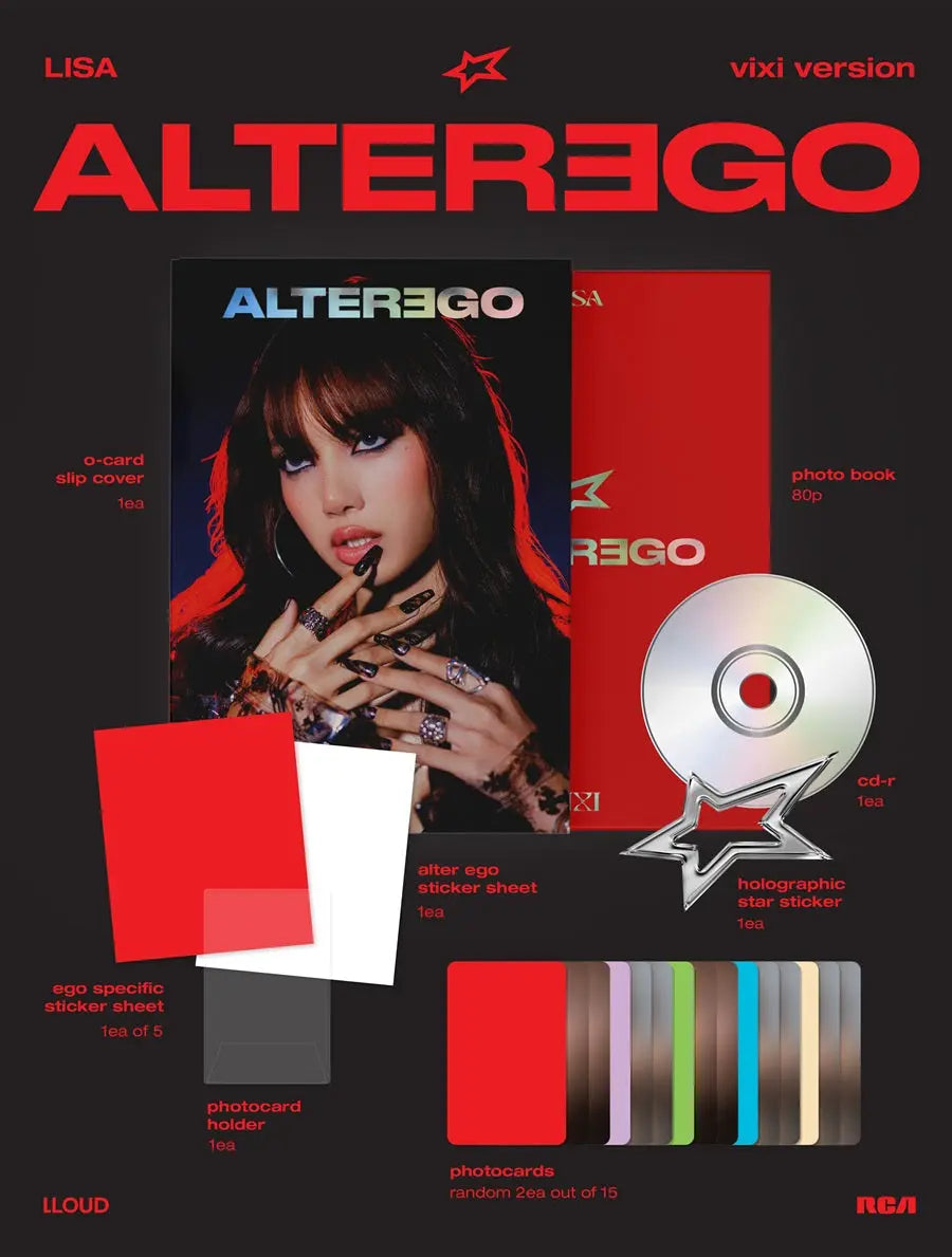 LISA - [ALTER EGO] (Photobook Ver.) ﻿ KAEPJJANG SHOP (캡짱 숍)
