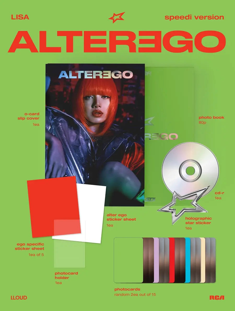 LISA - [ALTER EGO] (Photobook Ver.) ﻿ KAEPJJANG SHOP (캡짱 숍)