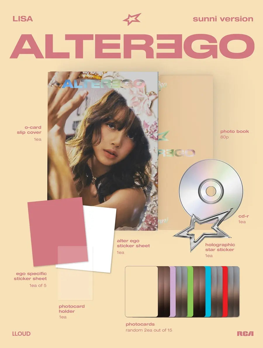 LISA - [ALTER EGO] (Photobook Ver.) ﻿ KAEPJJANG SHOP (캡짱 숍)