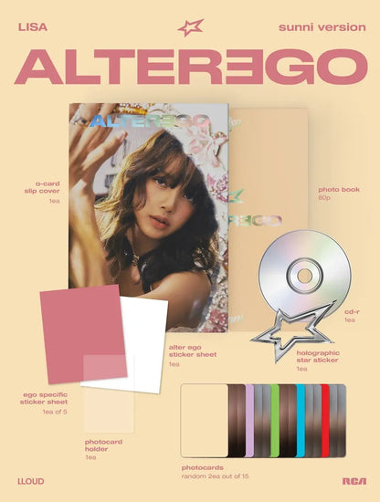 LISA - [ALTER EGO] (Photobook Ver.) ﻿ KAEPJJANG SHOP (캡짱 숍)