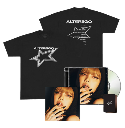 [PRE ORDER] LISA - [ALTER EGO] (Star T-Shirt + CD with Exclusive Photo Card + Signed Art Card)