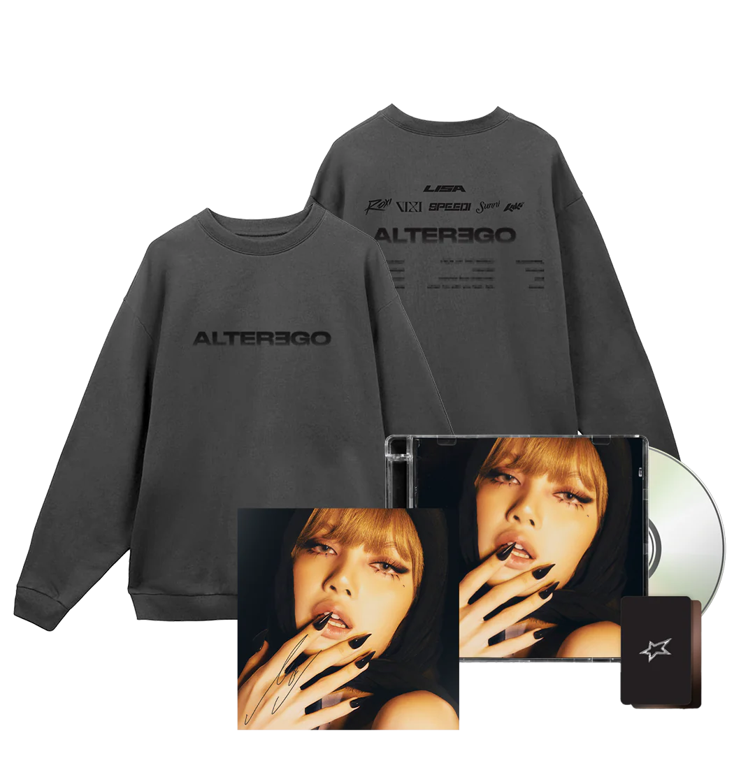 [PRE ORDER] LISA - [ALTER EGO] (Sweatshirt + CD with Exclusive Photo Card + Signed Art Card)