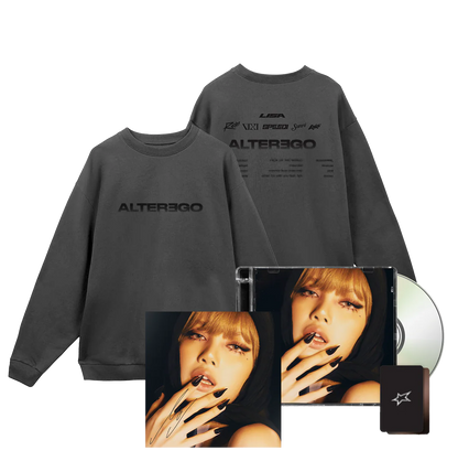 [PRE ORDER] LISA - [ALTER EGO] (Sweatshirt + CD with Exclusive Photo Card + Signed Art Card)