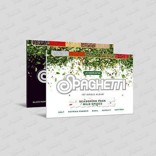 [PRE ORDER] LE SSERAFIM -  [SPAGHETTI]  (Weverse Album Ver.) KAEPJJANG SHOP (캡짱 숍)