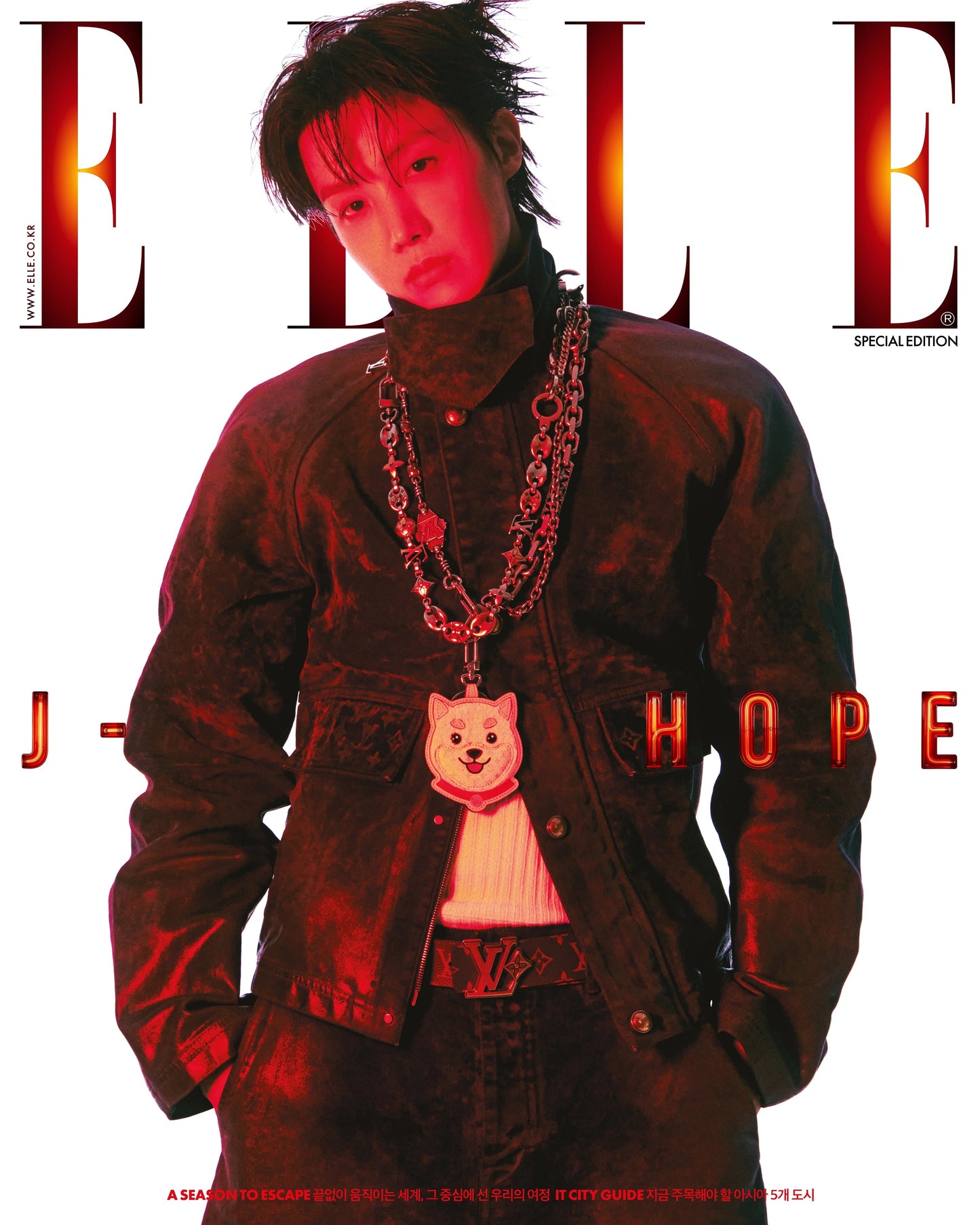[PRE ORDER] ELLE KOREA Magazine  (2026 DECEMBER Issue)  Special Edition   Cover : J-HOPE KAEPJJANG SHOP (캡짱 숍)
