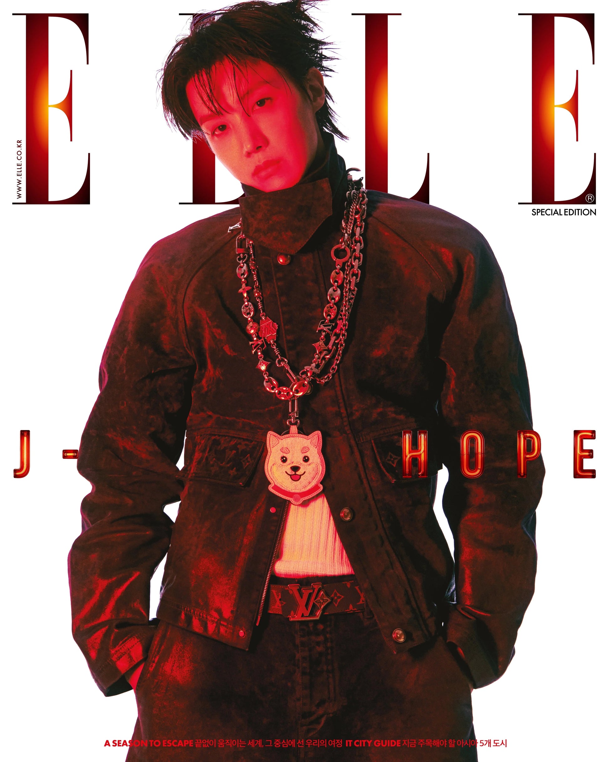 [PRE ORDER] ELLE KOREA Magazine  (2026 DECEMBER Issue)  Special Edition   Cover : J-HOPE KAEPJJANG SHOP (캡짱 숍)