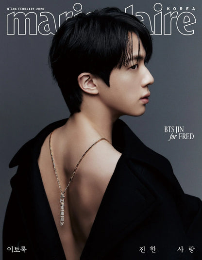 [PRE ORDER] MARIE CLAIRE KOREA Magazine  (2026 FEBRUARY Issue)  / Cover : JIN