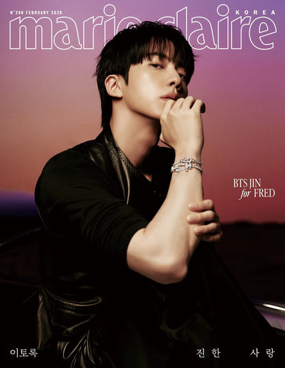 [PRE ORDER] MARIE CLAIRE KOREA Magazine  (2026 FEBRUARY Issue)  / Cover : JIN