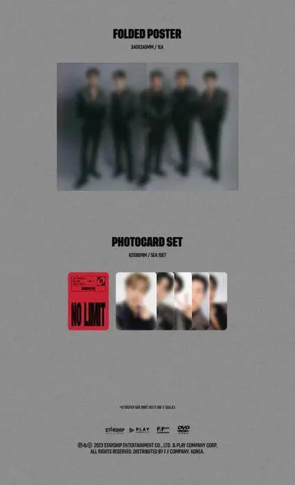 MONSTA X - 2022 MONSTA X [NO LIMIT] TOUR IN SEOUL (DVD) - KAEPJJANG SHOP (캡짱 숍)