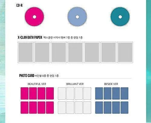 MONSTA X - Album Vol.1 [THE CLAN PART 2.5 : THE FINAL CHAPTER (BEAUTIFUL)] - KAEPJJANG SHOP (캡짱 숍)