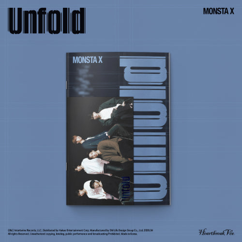 [PRE ORDER] MONSTA X - [UNFOLD ]  (HEARTBREAK Ver.) KAEPJJANG SHOP (캡짱 숍)