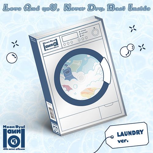 [PRE ORDER] MOONBYUL -  [LAUNDRI]  (LAUNDRY Ver.) KAEPJJANG SHOP (캡짱 숍)