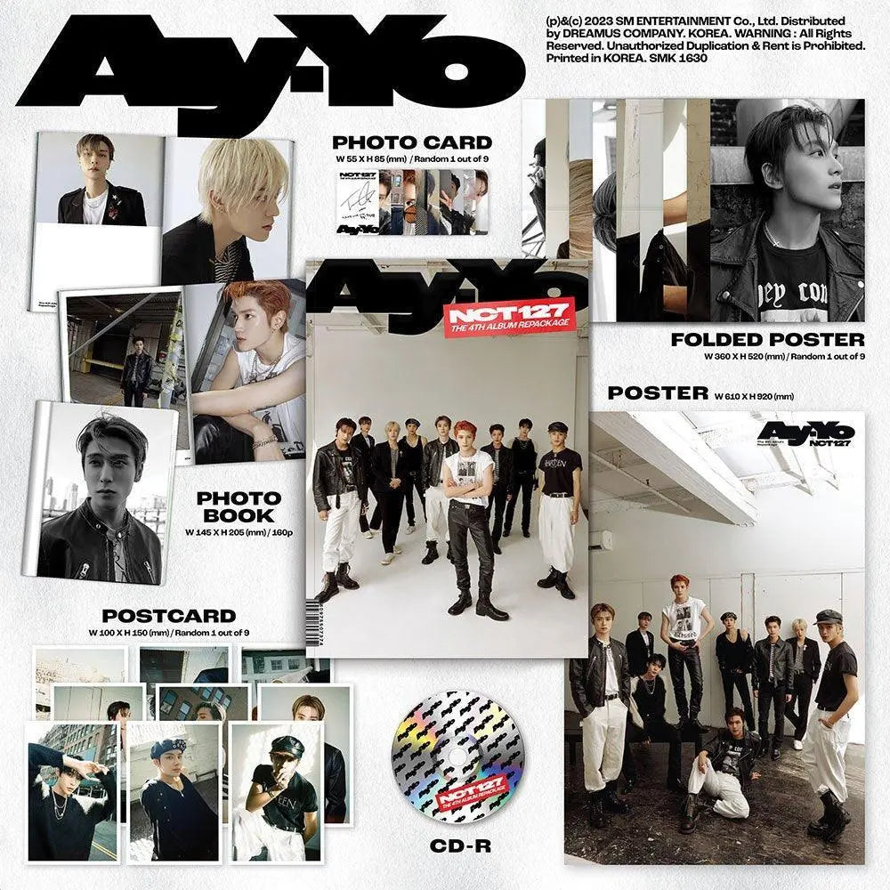 NCT 127 - Album Vol.4 Repackage [AY-YO]. - KAEPJJANG SHOP (캡짱 숍)