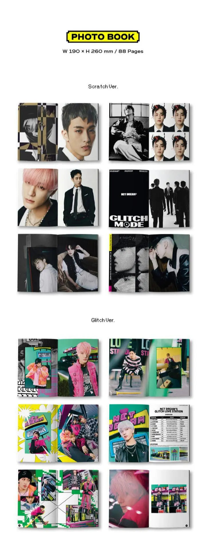 NCT DREAM - Album Vol.2 [GLITCH MODE] (Version Photobook) - KAEPJJANG SHOP (캡짱 숍)