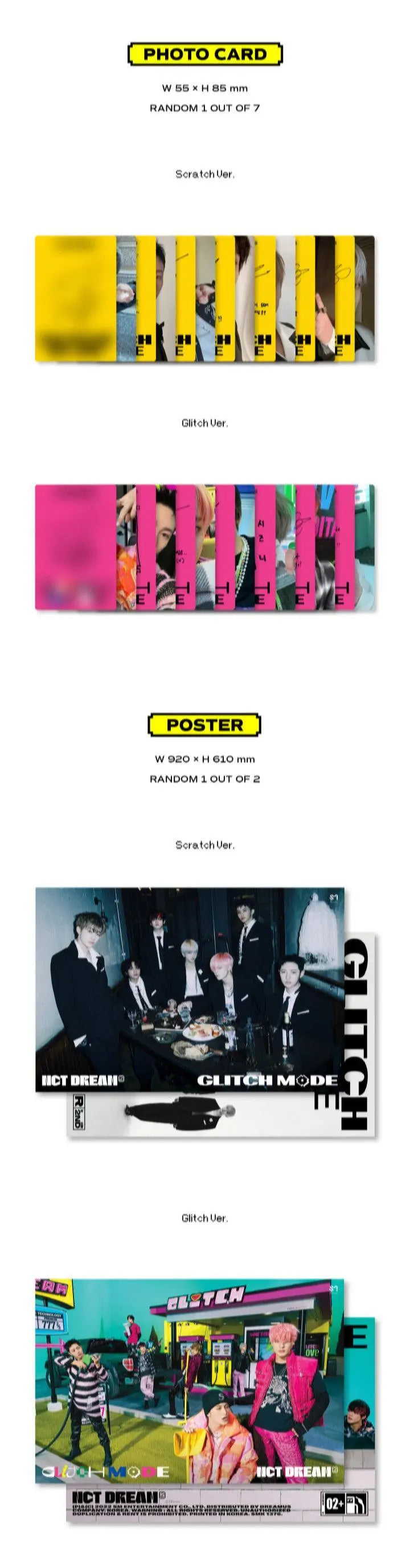 NCT DREAM - Album Vol.2 [GLITCH MODE] (Version Photobook) - KAEPJJANG SHOP (캡짱 숍)