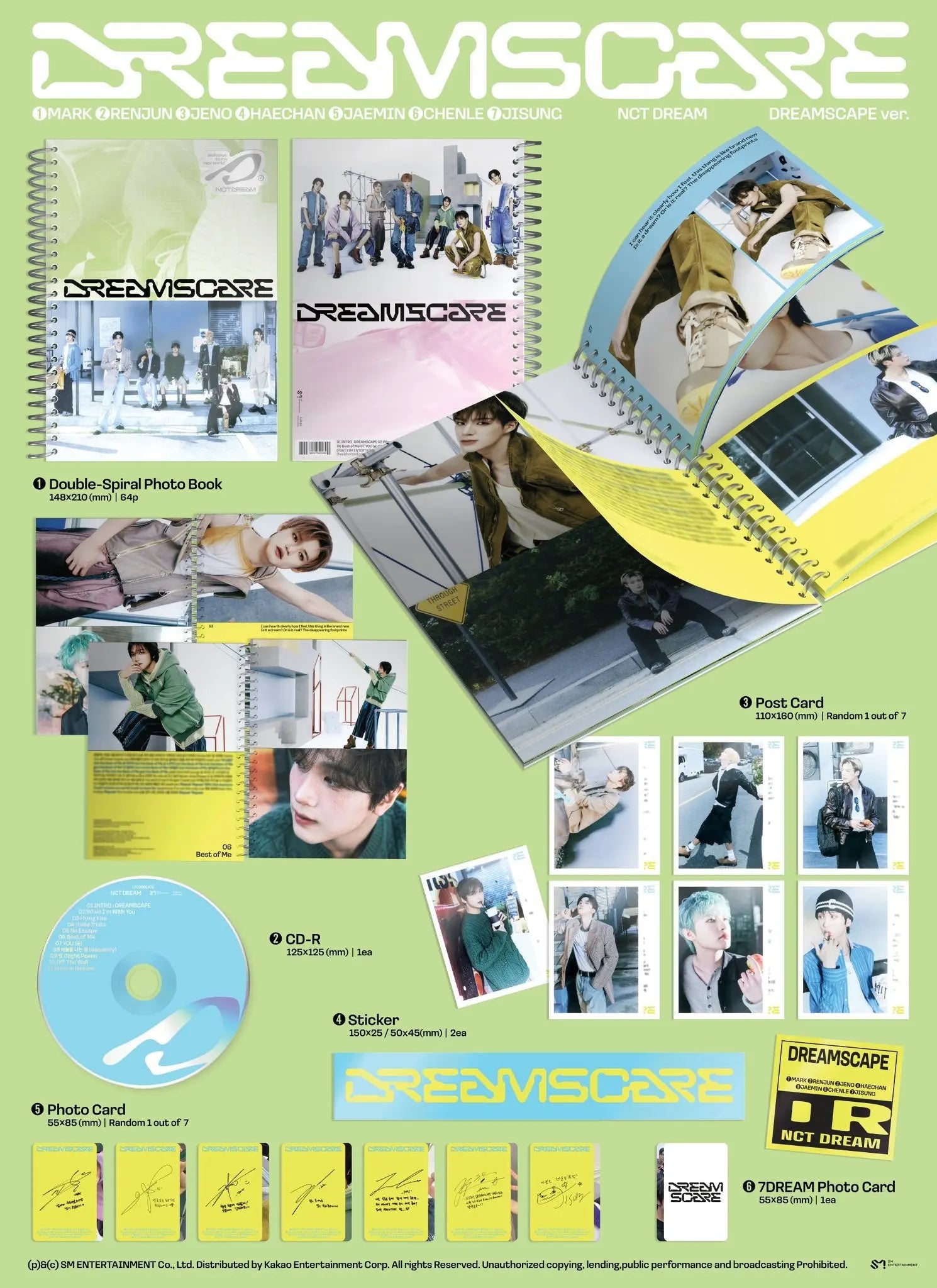 NCT DREAM - [DREAMSCAPE] DREAMSCAPE Ver. KAEPJJANG SHOP (캡짱 숍)