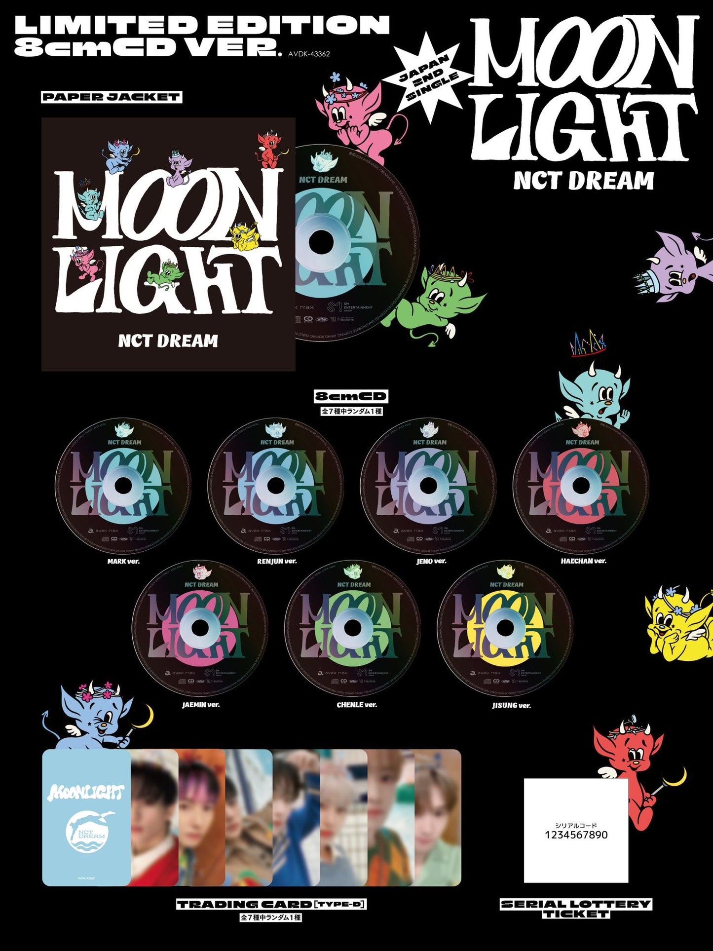 [PRE ORDER] NCT DREAM - [Moonlight ] (8cmCD Ed.)