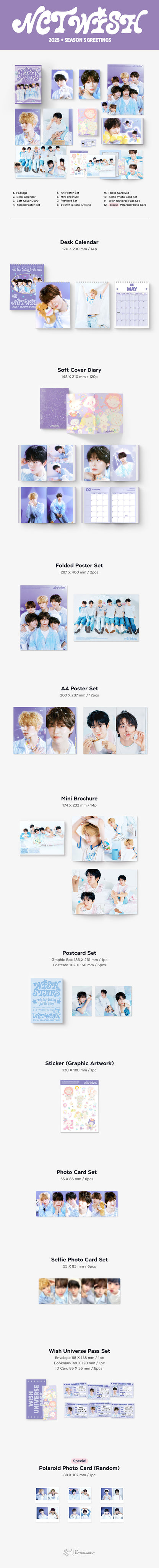 [PRE ORDER] NCT WISH - 2025 SEASON’S GREETINGS  [WISH STAR]