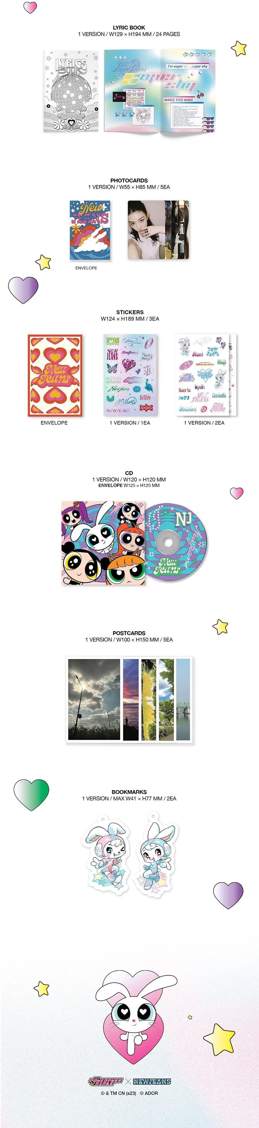 NEWJEANS - GET UP (The POWERPUFF GIRLS X NJ Box ver.) - KAEPJJANG SHOP (캡짱 숍)