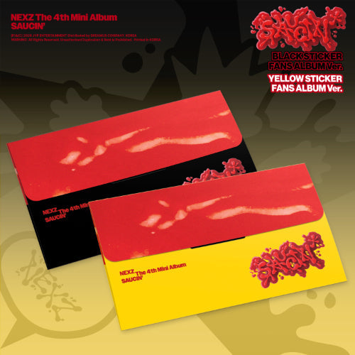 [PRE ORDER] NEXZ -  [SAUCIN']  (STICKER FANS ALBUM  Ver.) DH GLOBAL