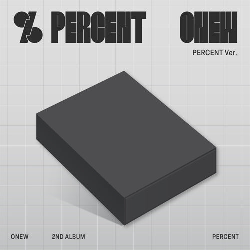 [PRE ORDER] ONEW -  [PERCENT]  (Digipack Ver.) KAEPJJANG SHOP (캡짱 숍)