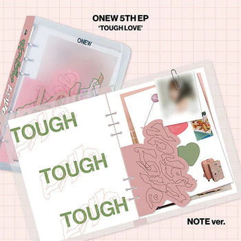 [PRE ORDER] ONEW - [TOUGH LOVE] (NOTE Ver.) KAEPJJANG SHOP (캡짱 숍)