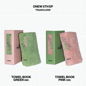 [PRE ORDER] ONEW - [TOUGH LOVE] (TOWEL BOOK Ver.) KAEPJJANG SHOP (캡짱 숍)