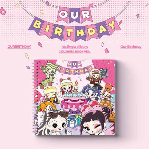 [SUR DEMANDE] OURBIRTHDAY -  [OURBIRTHDAY]  (COLORING BOOK Ver.) DH GLOBAL