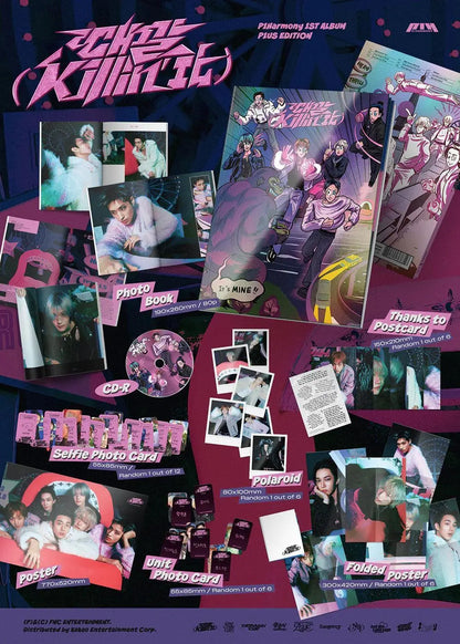 P1HARMONY - [KILLIN IT] P1US Vers. - KAEPJJANG SHOP (캡짱 숍)