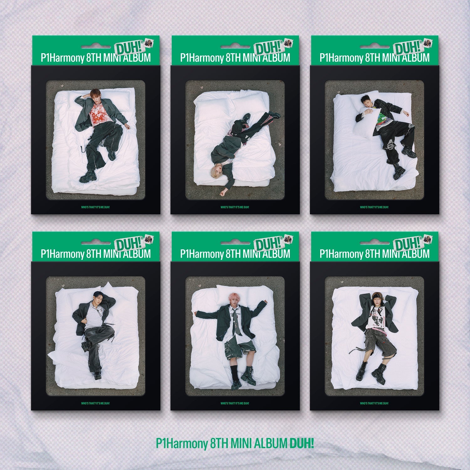 [PRE ORDER] P1HARMONY- [DUH!] (H / COMPACT Ver.) KAEPJJANG SHOP (캡짱 숍)
