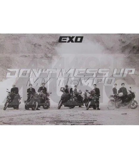 [POSTER] EXO - [DON'T MESS UP MY TEMPO] (Type B) - KAEPJJANG SHOP (캡짱 숍)