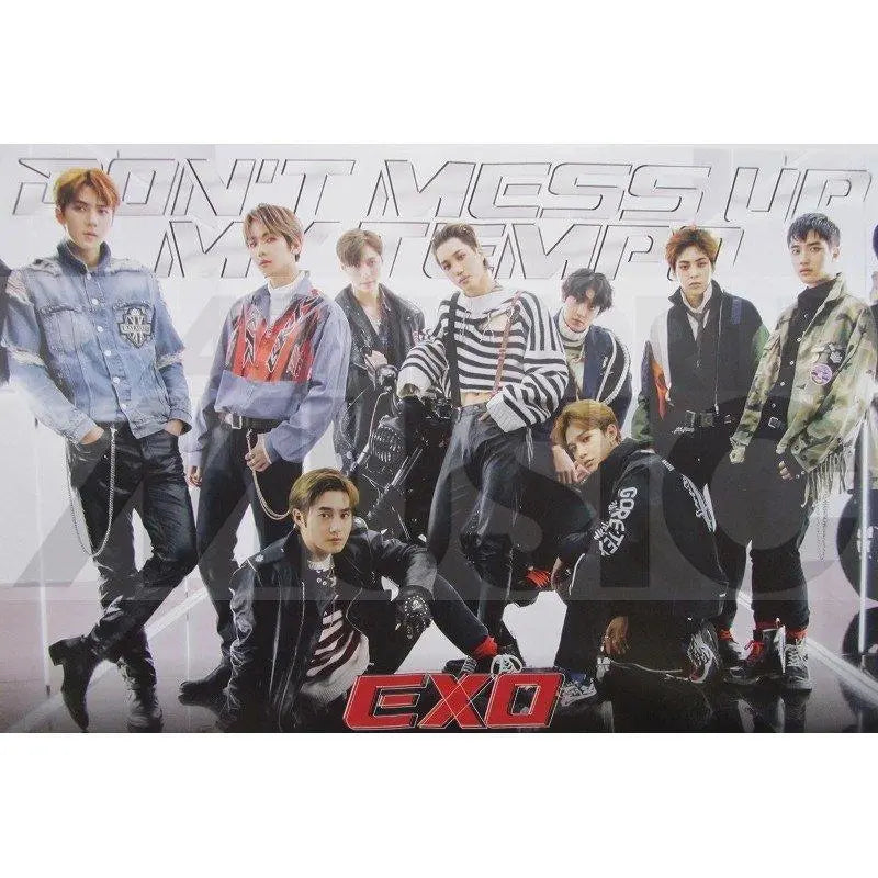 [POSTER] EXO - [DON'T MESS UP MY TEMPO] (Type D) - KAEPJJANG SHOP (캡짱 숍)