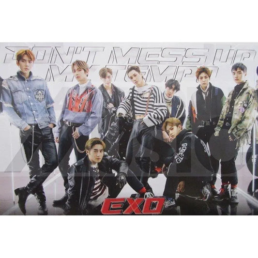 [POSTER] EXO - [DON'T MESS UP MY TEMPO] (Type D) - KAEPJJANG SHOP (캡짱 숍)