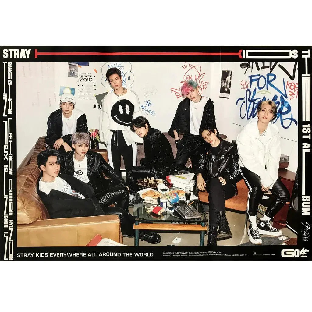 [POSTER] STRAY KIDS - GO LIVE - KAEPJJANG SHOP (캡짱 숍)