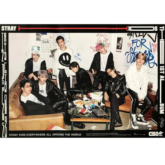 [POSTER] STRAY KIDS - GO LIVE - KAEPJJANG SHOP (캡짱 숍)
