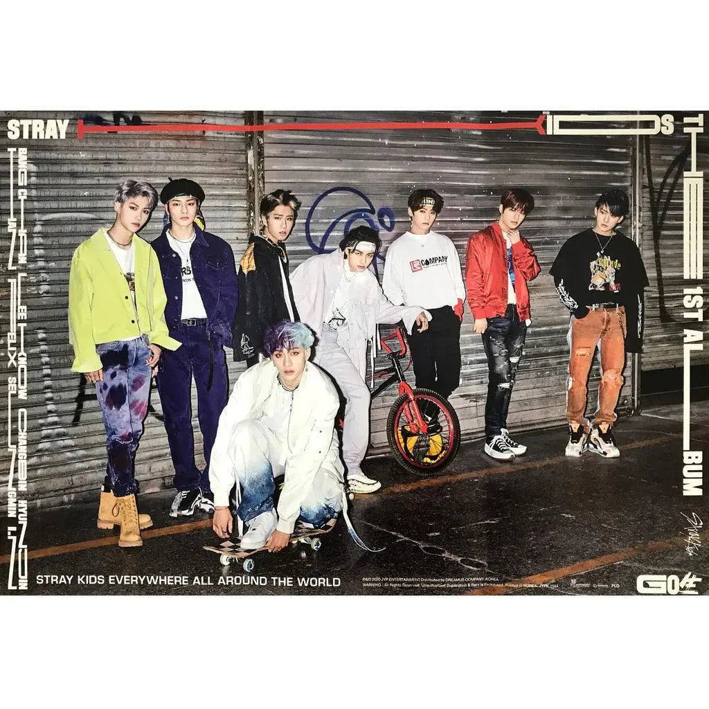 [POSTER] STRAY KIDS - GO LIVE (Type B) - KAEPJJANG SHOP (캡짱 숍)