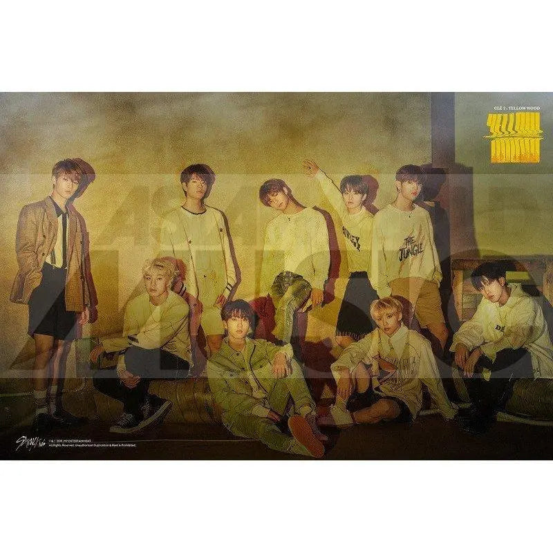 [POSTER] STRAY KIDS - YELLOW WOOD (Type A) - KAEPJJANG SHOP (캡짱 숍)