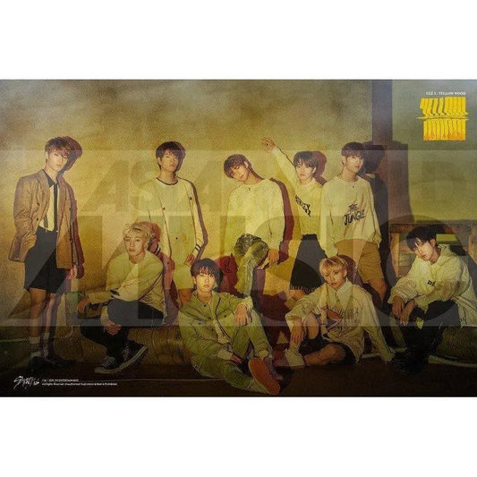 [POSTER] STRAY KIDS - YELLOW WOOD (Type A) - KAEPJJANG SHOP (캡짱 숍)